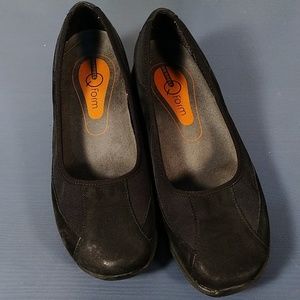 Merrell Spire Flex Black Suede Slippers Sz 6